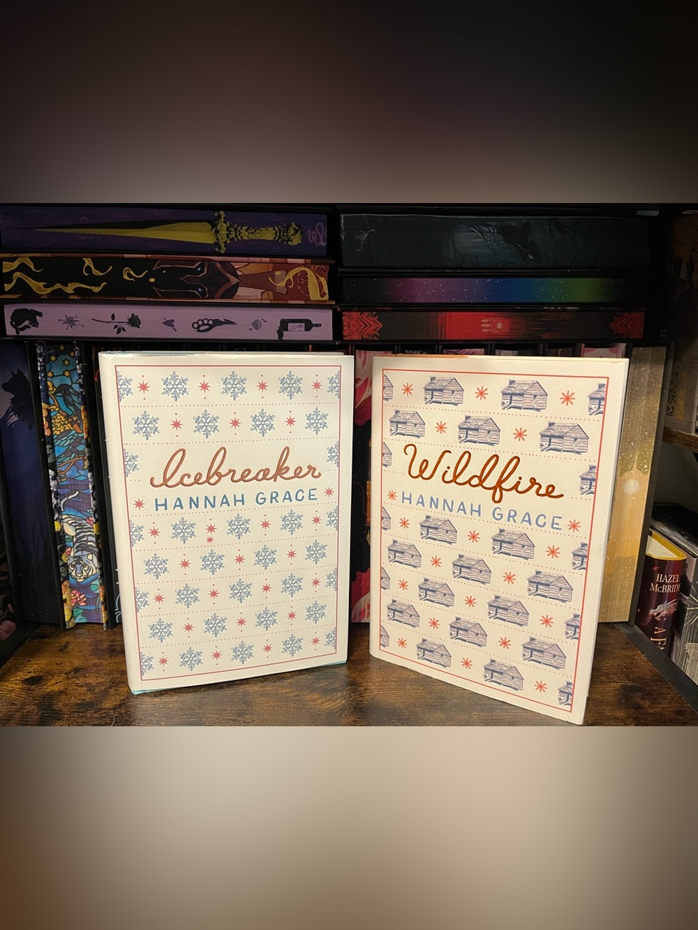 Hannah Grace Icebreaker and Wildfire Deluxe Hardcover Bundle New